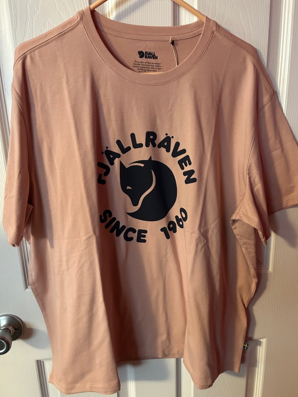 Fjällräven Women's Dusty Pink Logo Tee